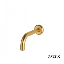ΣΤΟΜΙΟ ΕΠΙΤΟΙΧΟ 22cm LUMIERE VICARIO BRUSHED GOLD