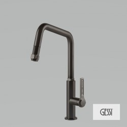 ΜΠΑΤ.ΝΕΡΟΧ.+ΤΗΛ. OFFICINE GESSI BLACK METAL BRUSHED PVD ΜΠΑΤ.ΝΕΡΟΧ.+ΤΗΛ. OFFICINE GESSI BLACK METAL BRUSHED PVD