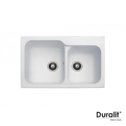 ΝΕΡΟΧΥΤΗΣ ΣΥΝΘΕΤΙΚΟΣ 83x50 DURALIT WHITE