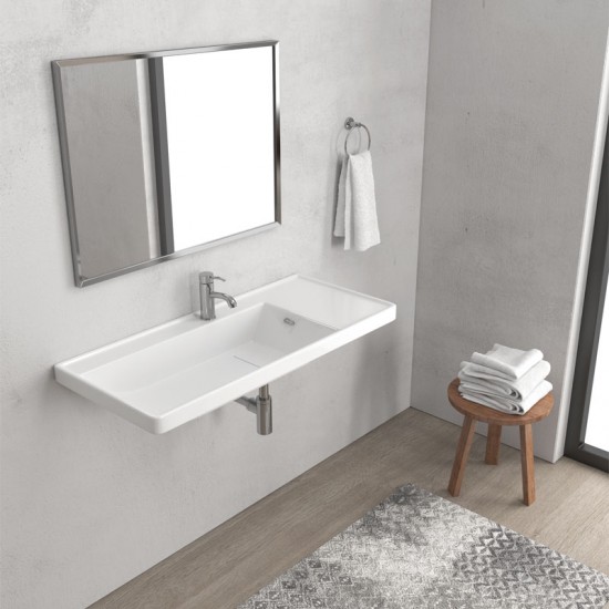 Νιπτήρας αναρτώμενος QUATTRO 8100 KARAG 100x45x19cm Νιπτήρας αναρτώμενος QUATTRO 8100 KARAG 100x45x19cm