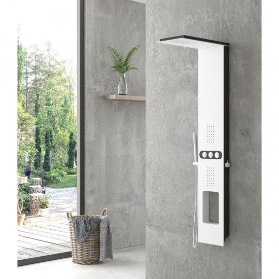 Στήλη υδρομασάζ BIANCO NERO TOUCH A7118 KARAG Στήλη υδρομασάζ BIANCO NERO TOUCH A7118 KARAG
