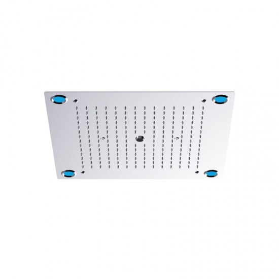Κεφαλή ντους εντοιχισμού με φωτισμό LED T806 KARAG 50x50cm Κεφαλή ντους εντοιχισμού με φωτισμό LED T806 KARAG 50x50cm