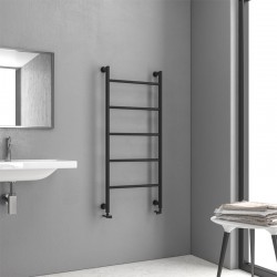 Θερμαντικό σώμα μπάνιου Black Matt DESIGN 6 1200 KARAG 9,3x56x120cm Θερμαντικό σώμα μπάνιου Black Matt DESIGN 6 1200 KARAG 9,3x56x120cm