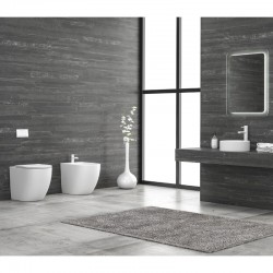 Μπιντέ δαπέδου MILOS LT 2141C White Matt KARAG Μπιντέ δαπέδου MILOS LT 2141C White Matt KARAG
