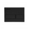 Πλακέτα καζανακίου διπλής λειτουργίας CARINA Black Matt C226-020 KARAG