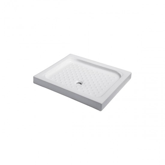 Ντουζιέρα ορθογώνια πορσελάνης PORCELAIN KARAG 72x90x9cm