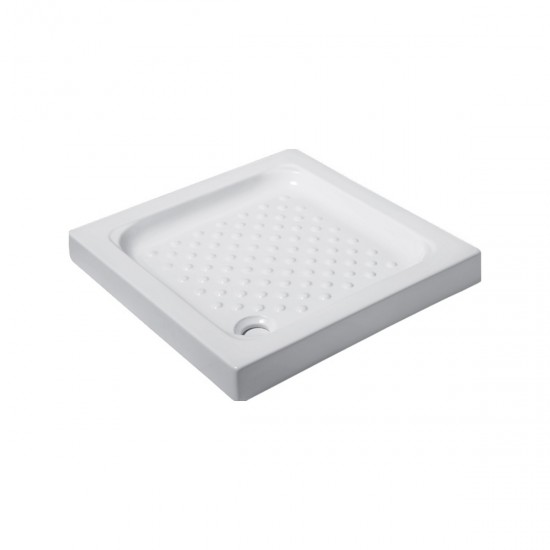 Ντουζιέρα τετράγωνη πορσελάνης PORCELAIN KARAG 80x80x9cm Ντουζιέρα τετράγωνη πορσελάνης PORCELAIN KARAG 80x80x9cm
