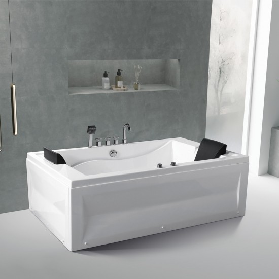 Μπανιέρα με σύστημα υδρομασάζ LILIAN K-1077 KARAG 175x82x62cm Μπανιέρα με σύστημα υδρομασάζ LILIAN K-1077 KARAG 175x82x62cm