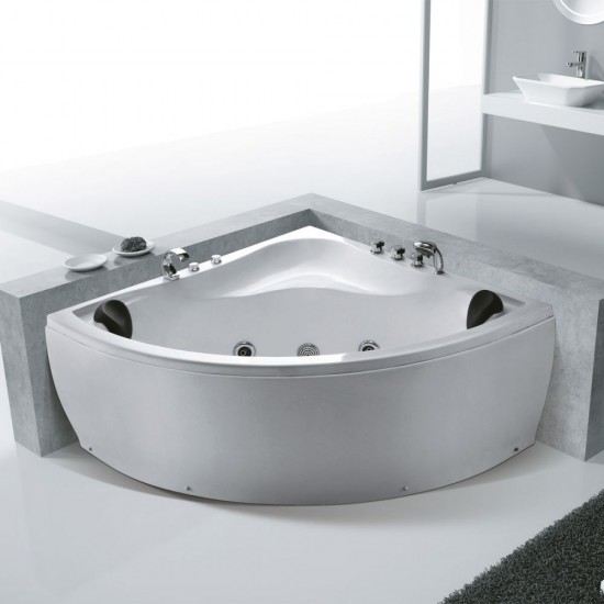 Μπανιέρα με σύστημα υδρομασάζ CONCORDIA K-1080 KARAG 140x140x65cm Μπανιέρα με σύστημα υδρομασάζ CONCORDIA K-1080 KARAG 140x140x65cm