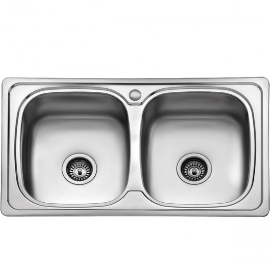 Νεροχύτης κουζίνας BL 898 KARAG 86x50x18,5cm Νεροχύτης κουζίνας BL 898 KARAG 86x50x18,5cm