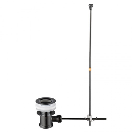Βαλβίδα νιπτήρος με υπερχείλιση D144-GM Gun Metal KARAG Βαλβίδα νιπτήρος με υπερχείλιση D144-GM Gun Metal KARAG