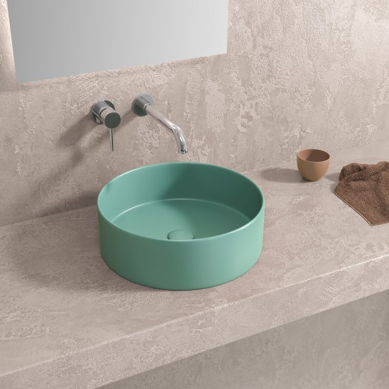 Νιπτήρας επικαθήμενος Turquoise Matt LT 3134-MGN02 KARAG Ø35,5x12cm Νιπτήρας επικαθήμενος Turquoise Matt LT 3134-MGN02 KARAG Ø35,5x12cm