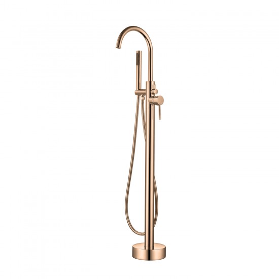 Επιδαπέδια μπαταρία λουτρού ARTEMIS Rose Gold S12323-RG KARAG Επιδαπέδια μπαταρία λουτρού ARTEMIS Rose Gold S12323-RG KARAG