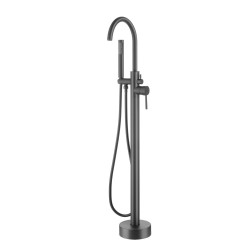 Επιδαπέδια μπαταρία λουτρού ARTEMIS Gun Metal S12323-GM KARAG