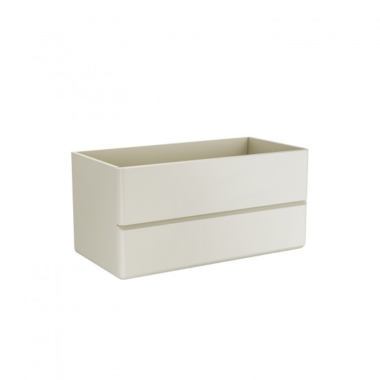 Βάση PVC με δύο συρτάρια Cream White SIMPLA 100 KARAG 100x50x50cm Βάση PVC με δύο συρτάρια Cream White SIMPLA 100 KARAG 100x50x50cm