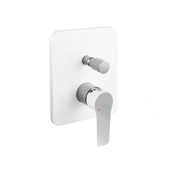 Μίκτης ντους 2 εξόδων White/Chrome ADORE BDR7P FERRO Μίκτης ντους 2 εξόδων White/Chrome ADORE BDR7P FERRO