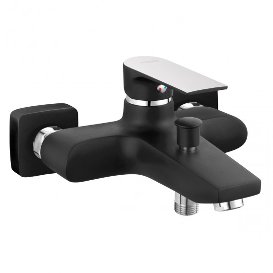 Μπαταρία λουτρού ALGEO SQUARE Black BAQ1BLC FERRO Μπαταρία λουτρού ALGEO SQUARE Black BAQ1BLC FERRO