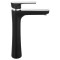 Μπαταρία νιπτήρος υψηλή ALGEO SQUARE Black BAQ2LBLC FERRO