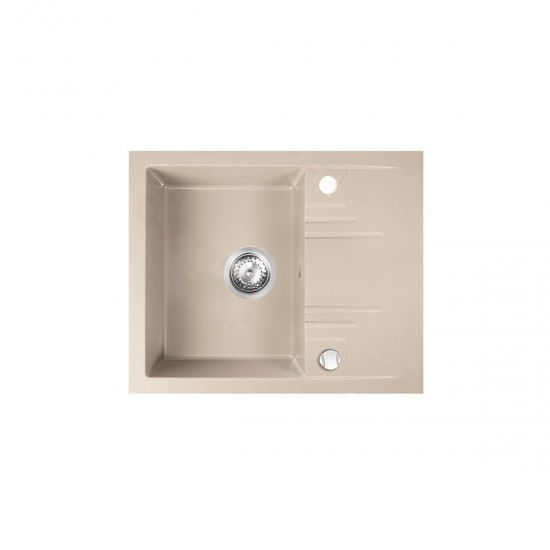 Νεροχύτης κουζίνας άμμου DRGM48/58SA FERRO 58x48cm Νεροχύτης κουζίνας άμμου DRGM48/58SA FERRO 58x48cm