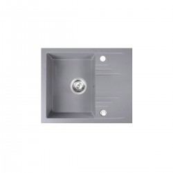 Νεροχύτης κουζίνας γκρι DRGM48/58GA FERRO 58x48cm Νεροχύτης κουζίνας γκρι DRGM48/58GA FERRO 58x48cm