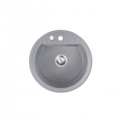 Νεροχύτης κουζίνας γκρι DRGM1/51GA FERRO Ø51cm Νεροχύτης κουζίνας γκρι DRGM1/51GA FERRO Ø51cm