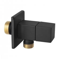 Γωνιακός διακόπτης ροής Μαύρος Z293-BL FERRO 1/2x3/8" Γωνιακός διακόπτης ροής Μαύρος Z293-BL FERRO 1/2x3/8"