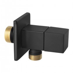 Γωνιακός διακόπτης ροής Μαύρος Z294-BL FERRO 1/2x1/2" Γωνιακός διακόπτης ροής Μαύρος Z294-BL FERRO 1/2x1/2"