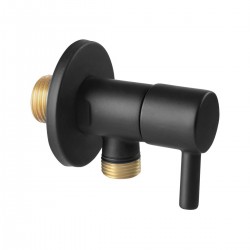 Γωνιακός διακόπτης ροής Μαύρος Z295-BL FERRO 1/2x3/8" Γωνιακός διακόπτης ροής Μαύρος Z295-BL FERRO 1/2x3/8"