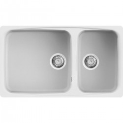 Νεροχύτης κουζίνας FOX 450 Bianco 68 ELLECI 86,4x50,3cm Νεροχύτης κουζίνας FOX 450 Bianco 68 ELLECI 86,4x50,3cm