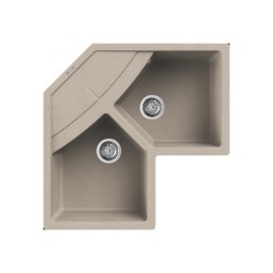 Νεροχύτης κουζίνας UNICO Corner Avena 51 ELLECI 83x83cm Νεροχύτης κουζίνας UNICO Corner Avena 51 ELLECI 83x83cm