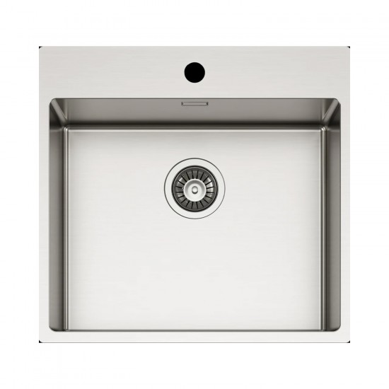 Νεροχύτης κουζίνας ανοξείδωτος COMPASS 500 Satinato ELLECI 54x51cm