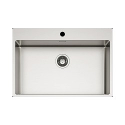 Νεροχύτης κουζίνας ανοξείδωτος COMPASS 700 Satinato ELLECI 74x51cm