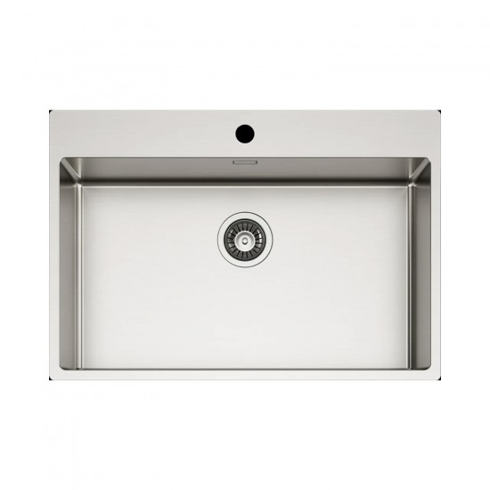 Νεροχύτης κουζίνας ανοξείδωτος COMPASS 700 Satinato ELLECI 74x51cm