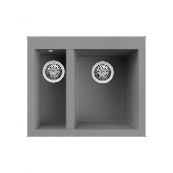 Νεροχύτης κουζίνας QUADRA 150 Titanium 73 ELLECI 59x50cm Νεροχύτης κουζίνας QUADRA 150 Titanium 73 ELLECI 59x50cm