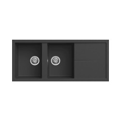 Νεροχύτης κουζίνας UNICO 500 Nero 40 ELLECI 116x50cm Νεροχύτης κουζίνας UNICO 500 Nero 40 ELLECI 116x50cm