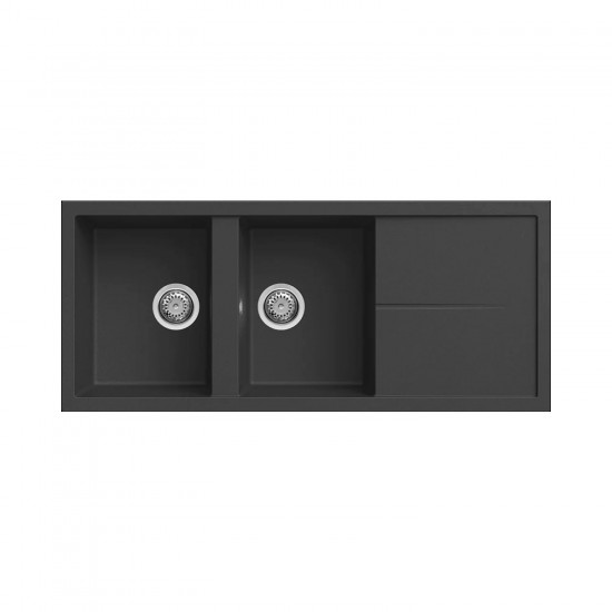 Νεροχύτης κουζίνας UNICO 500 Nero 40 ELLECI 116x50cm Νεροχύτης κουζίνας UNICO 500 Nero 40 ELLECI 116x50cm