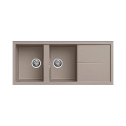 Νεροχύτης κουζίνας UNICO 500 Tortora 43 ELLECI 116x50cm Νεροχύτης κουζίνας UNICO 500 Tortora 43 ELLECI 116x50cm