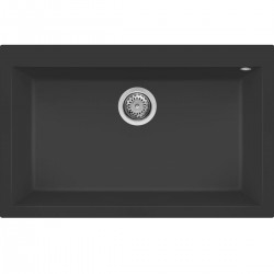 Νεροχύτης κουζίνας QUADRA 130 Nero 40 ELLECI 79x50cm Νεροχύτης κουζίνας QUADRA 130 Nero 40 ELLECI 79x50cm
