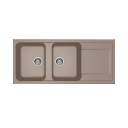 Νεροχύτης κουζίνας LIFE 500 Tortora 43 ELLECI 116x50cm Νεροχύτης κουζίνας LIFE 500 Tortora 43 ELLECI 116x50cm