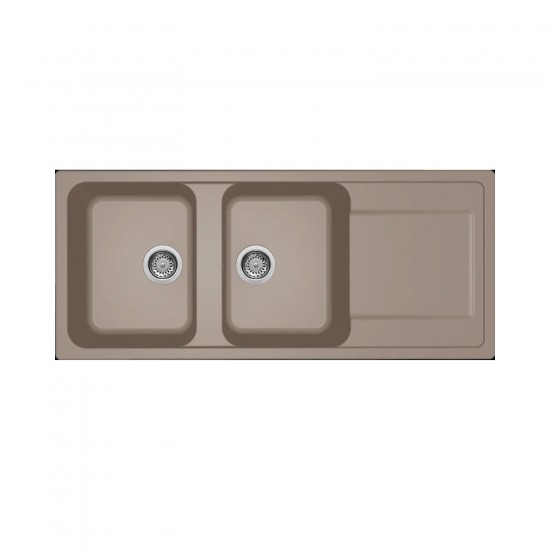Νεροχύτης κουζίνας LIFE 500 Tortora 43 ELLECI 116x50cm Νεροχύτης κουζίνας LIFE 500 Tortora 43 ELLECI 116x50cm