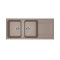 Νεροχύτης κουζίνας LIFE 500 Tortora 43 ELLECI 116x50cm