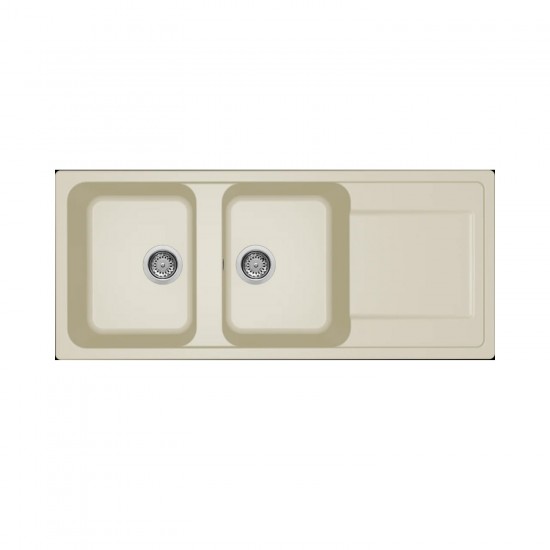 Νεροχύτης κουζίνας LIFE 500 Bianco Antico 62 ELLECI 116x50cm Νεροχύτης κουζίνας LIFE 500 Bianco Antico 62 ELLECI 116x50cm