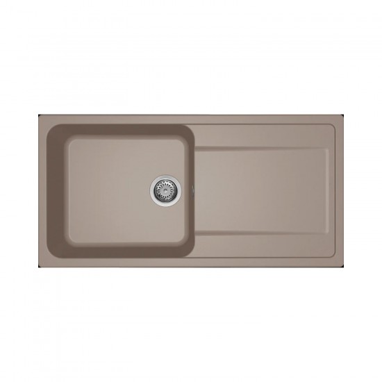 Νεροχύτης κουζίνας LIFE 480 Tortora 43 ELLECI 100x50cm