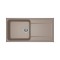 Νεροχύτης κουζίνας LIFE 480 Tortora 43 ELLECI 100x50cm