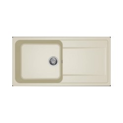 Νεροχύτης κουζίνας LIFE 480 Bianco Antico 62 ELLECI 100x50cm Νεροχύτης κουζίνας LIFE 480 Bianco Antico 62 ELLECI 100x50cm