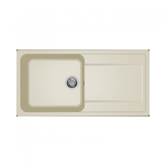 Νεροχύτης κουζίνας LIFE 480 Bianco Antico 62 ELLECI 100x50cm Νεροχύτης κουζίνας LIFE 480 Bianco Antico 62 ELLECI 100x50cm