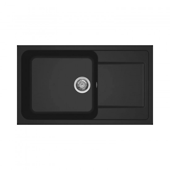 Νεροχύτης κουζίνας LIFE 410 Nero 40 ELLECI 86x50cm Νεροχύτης κουζίνας LIFE 410 Nero 40 ELLECI 86x50cm
