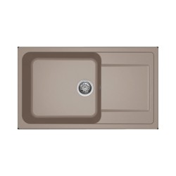 Νεροχύτης κουζίνας LIFE 410 Tortora 43 ELLECI 86x50cm