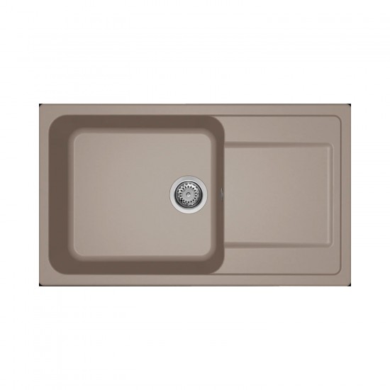 Νεροχύτης κουζίνας LIFE 410 Tortora 43 ELLECI 86x50cm Νεροχύτης κουζίνας LIFE 410 Tortora 43 ELLECI 86x50cm