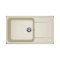 Νεροχύτης κουζίνας LIFE 410 Bianco Antico 62 ELLECI 86x50cm